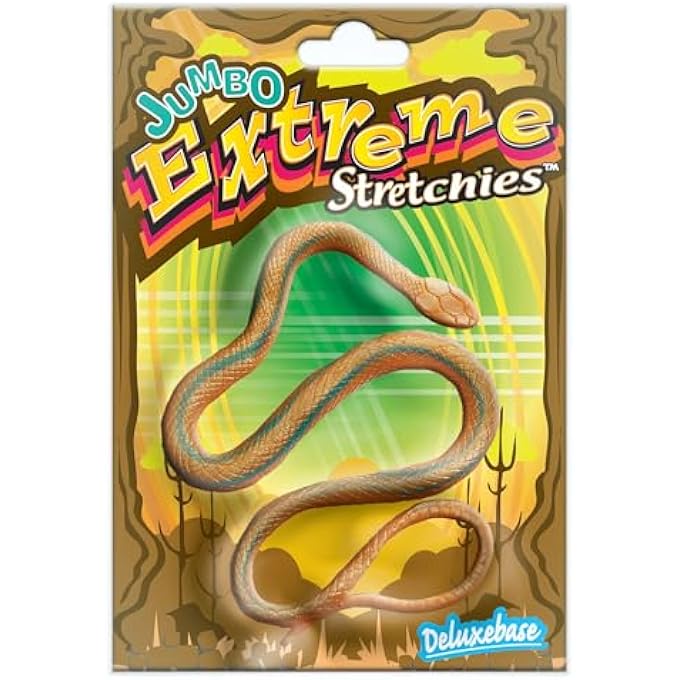Deluxebase DELUXE BASE 6232 JUMBO EXTREME STRETCHIES SNAKE DEVELOPMENT OF MOTOR SKILLS, MULTI-COLOURED - Image 1